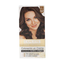 Coloración en Crema con Keratina Chocolate Claro /7.7