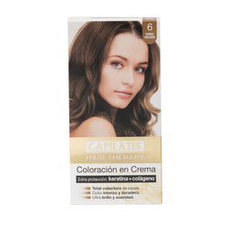 Coloración en Crema con Keratina/Tonos Rubios