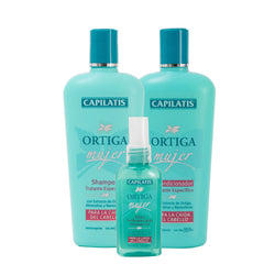 Set Ortiga Mujer Shampoo+Acond+Loción Tónica